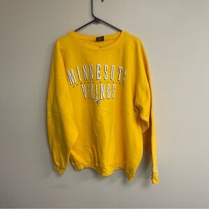 Minnesota Vikings Embroidered Crewneck Sweatshirt Vintage Starter, Size XXL